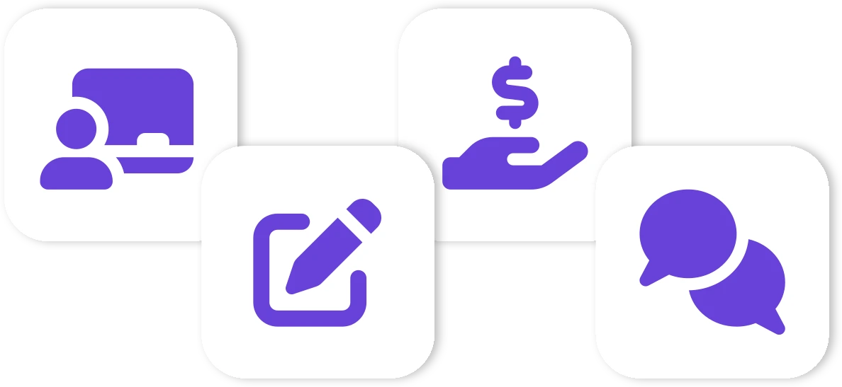 Baner promujący wynajem nieruchomości w układzie poziomym