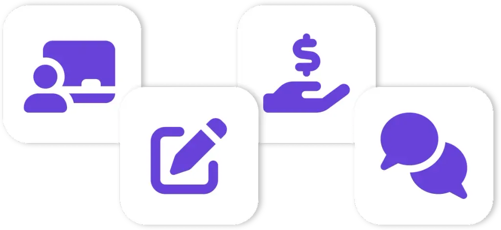 Baner promujący wynajem nieruchomości w układzie poziomym